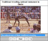 picture from slide show about traditional wrestling in Niger