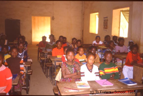 School class in Niamey, Niger