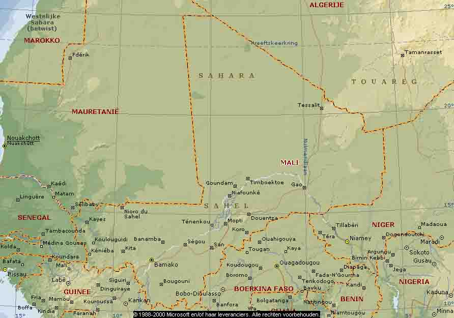 Map of Niger